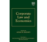 Adam B. Badawi Corporate Law and Economics (Copertina rigida)