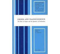 Adam B. Seligman Order and Transcendence (Tascabile)