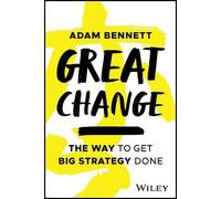 Adam Bennett Great Change (Tascabile)