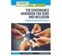 Adam Boddison The Governance Handbook for SEND and Inclusion (Tascabile)