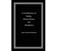 Adam Charles Rutherford A Consideration of (Tascabile)