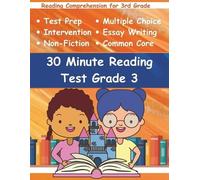 Adam Free 30 Minute Reading Test Grade 3 (Tascabile) 30 Minute Reading Test