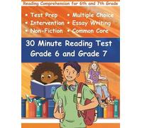 Adam Free 30 Minute Reading Test Grade 6 and Grade 7 (Tascabile)