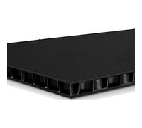 Adam Hall 0594BB SolidLite® Piastra, 9,4 mm, 2500 x 1250 mm (nero)