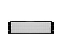 Adam Hall 19" Parts 87223 VR - Pannello di ventilazione a U 19” 3 U, foro tondo