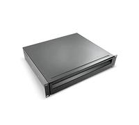 ADAM HALL 874E02 CASSETTO RACK 19 ACCIAIO 2 UNITA' PROFONDO IMPUGNATURA LARGA