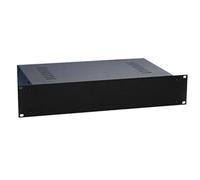 Adam Hall 19" Parts 87408 V - Alloggiamento Vuoto da 19" 2 U con Intagli per Areazione