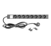 Adam Hall 87471 Distributore di corrente da 19 8 scomparti 1 U