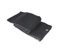 Adam Hall Accessories 0152 X 53 - Molton per palcoscenico B1 negro orlato con bruñido 5 x 3 m