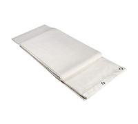 Adam Hall Accessories 0160 X 53 WH - Molton B1 con occhielli bruniti, 5 x 3 m, colore: Crema