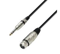 Adam Hall - K3BFV0600 - Microphone Cable XLR female to 6.3 mm Jack stereo - 6.00 m
