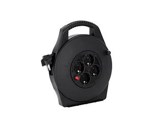 Adam Hall Cables 3 STAR CD 10 PWR - Avvolgicavo a 4 scomparti, 10 m