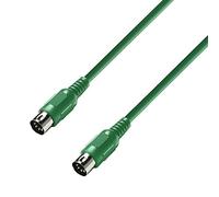 Adam Hall Cables 3 STAR MIDI 0300 GRN - Cavo MIDI 3 m verde