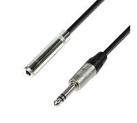 Adam Hall Cables 4 STAR BOV 0600 - Prolunga cuffie presa jack stereo da 6,3 mm a jack stereo da 6,3 mm 6 m