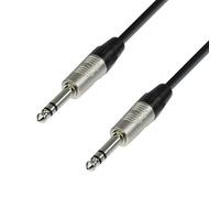 Adam Hall Cables 4 STAR BVV 0060 - Cavo patch REAN jack stereo da 6,3 mm a jack stereo da 6,3 mm 0,6 m