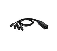 Adam Hall cables 4 Star CATBOX XF3 Audio & DMX Adattatore 3 Poli XLR Female x Cat.6a
