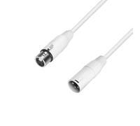 Adam Hall Cables 4 STAR MMF 0250 SNOW - Cavo microfonico XLR femmina a XLR maschio 2,5 m