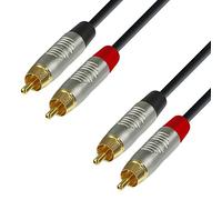 Adam Hall Cables 4 STAR TCC 0090 - Cavo audio REAN 2 x RCA maschio a 2 x RCA maschio 0,9 m