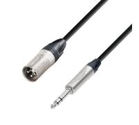 Adam Hall Cables 5 STAR BMV 0150 Cavo bilanciato | Neutrik® XLR maschio x Jack TRS | 1,5 m
