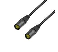 Adam Hall Cables 5 STAR ECON CAT6 RR 1m Cavo di rete | Cat. 6a (S/FTP) Neutrik etherCON, retrattile | 1 m, nero