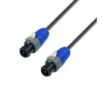 Adam Hall Cables 5 STAR S225 SS 1500 - Cavo per altoparlante, 2 x 2,5 mm², Neutrik Speakon a 2 poli su Speakon a 2 poli, 15 m