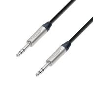 Adam Hall Cables K5 BVV 0300 - Cavo patch Neutrik jack stereo da 6,3 mm a jack stereo da 6,3 mm 3 m