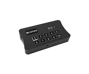 Adam Hall Cameo DVC CUE - Interfaccia da USB a DMX con fino a 2048 canali DMX e pannello di controllo illuminato, Nero