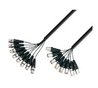 Adam Hall Cavo Multipolare 8 XLR M/8 XLR F 5mt Cavo Multipolare Adam Hall K3 ...