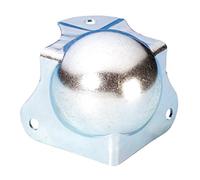 Adam Hall - Coin sfera a rinforzo di angolo a passaggio profilo per 45 mm - zinco