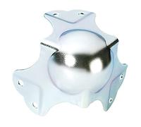 Adam Hall - Coin sfera grande modello 2 fori per chiusura - 1.5 mm Acciaio - zinco