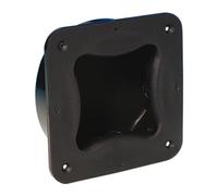 Adam Hall Hardware 3403 - Maniglia a Incasso in plastica nera