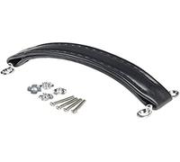 Adam Hall Hardware 3414 BLK - Maniglia a cinghia similpelle nera