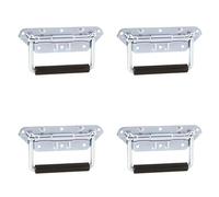 Adam Hall Hardware 34482 M4 AH - 4x Maniglia a scomparsa con molla, acciaio zincato