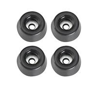 Adam Hall Hardware 4903 M4 AH - Bustina con set di 4 piedi in gomma 20 x 9 mm colore nero