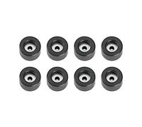 Adam Hall Hardware 4904 M8 AH - Bustina con set di 8 piedi in gomma 25 x 15 mm