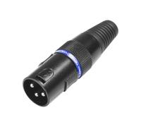 Adam Hall K 3 DMXT - Connettore terminator DMX a 3 poli, 120 Ohm, Confezione da 2