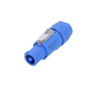 Adam Hall K4CPFIN - Connettore di alimentazione per cavo con bloccaggio, blu