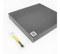 Adam Hall Parts KYOTO FOAM - Inserto per cassetti rack 2U, ritagliabile, grigio