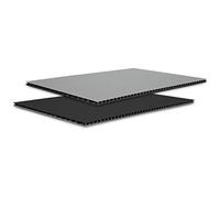 Adam Hall Piastra SolidLite® 0546BG, 4,5 mm, 2500 x 1250 mm (grigio/nero)