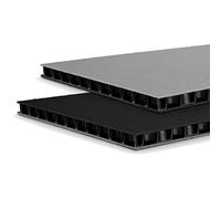 Adam Hall Piastra SolidLite® 0594BG, 9,4 mm, 2500 x 1250 mm (grigio/nero)