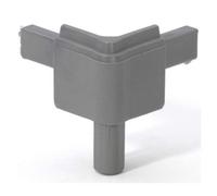 Adam Hall Q 4502 MMG - Angolo per profilo di chiusura maschio, grigio medio