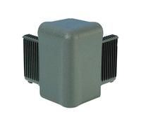 Adam Hall Q 4504 MG - Angolo per telaio del coperchio, colore: Grigio medio