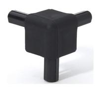 Adam Hall Q 4506 BLK - Angolo per Casemaker Nero