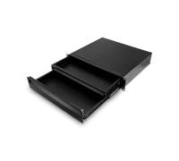 Adam Hall RACK DRAWER 02 DOUBLE ERGO - Cassetto estraibile 2U per armadi 19", nero