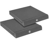 Adam Hall Stands Pad Eco Serie spadeco2 - Absorber per monitor da studio, Grigio antracite, 26.5 x 33 x 4 cm, Set di 2