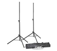 Adam Hall Stands SPS 023 SET - Set di Supporti per Casse con 2 Supporti per Casse con Borsa