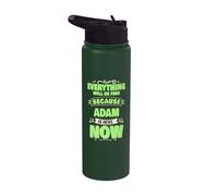 Adam Is Here Now Nome personalizzato Adam Stainless Steel Insulated Water Bottle