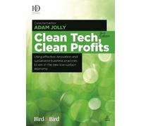 Adam Jolly Clean Tech Clean Profits (Copertina rigida)