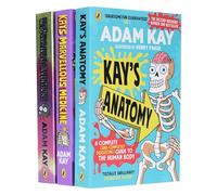 Adam Kay's 3 Books Collection Set (Kay’s Incredible Inventions (Hardback), Kay's Anatomy & Kay's Marvellous Medicine)