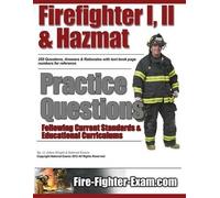 Adam Knight National Ex Firefighter I, II and Hazmat Practice Questi (Tascabile)